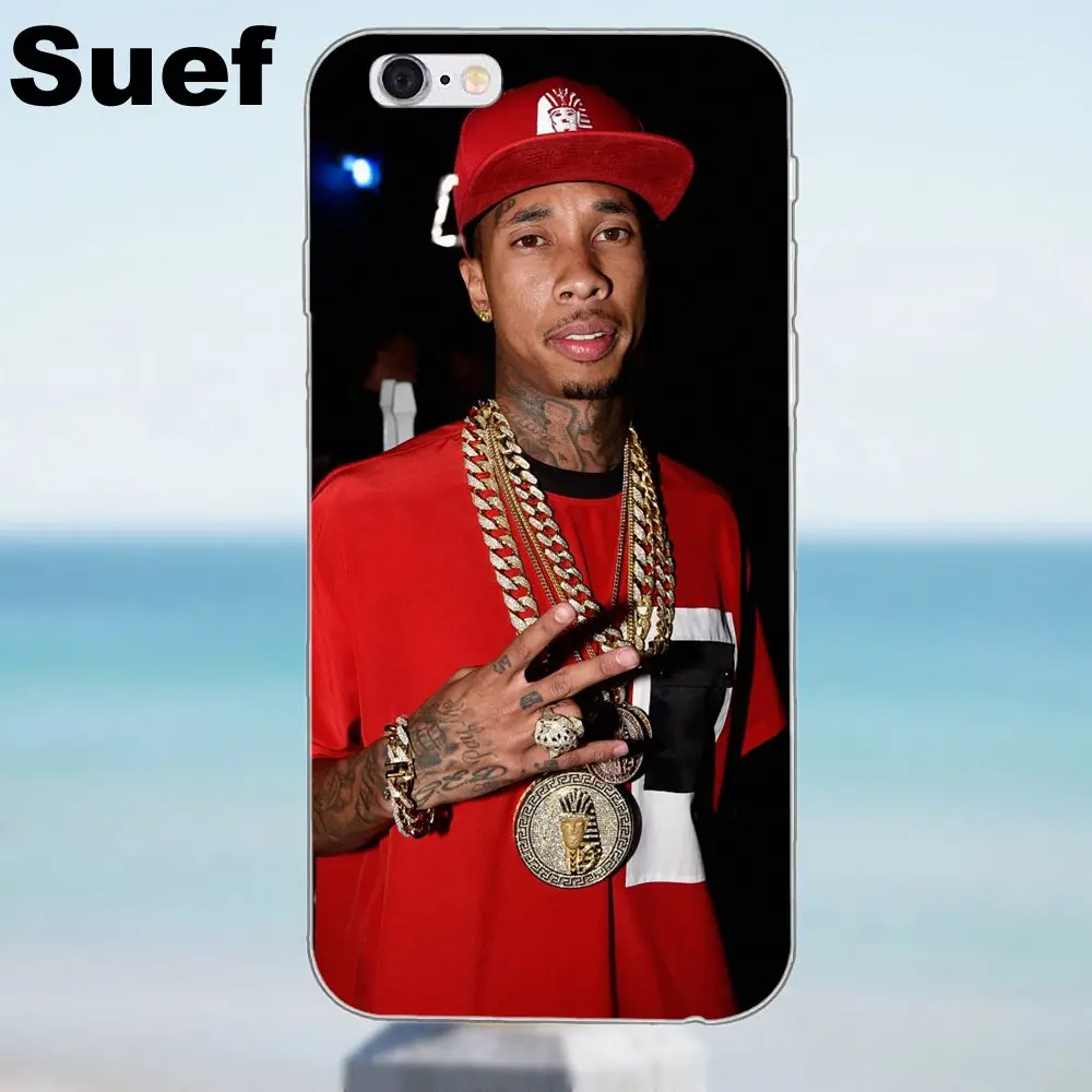 Suef мягкий чехол для мобильного телефона Tyga iPhone 4 4S 5 5S 5C SE 6 6S 7 8 Plus X Samsung Galaxy A3 A5 J1 J3 J5