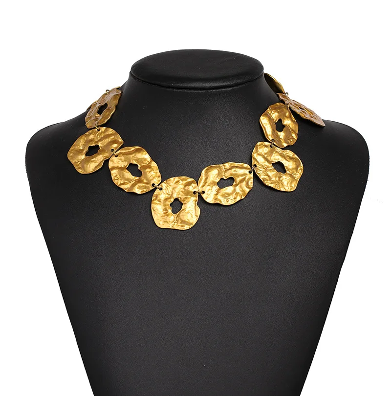 JZYN 2019 New vintage sequin necklace with high quality and fashionable gold designed for women | Украшения и аксессуары
