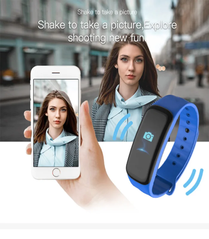 Wearpai C1Plus Цвет смарт браслет часы с функцией измерения пульса умный Браслет Фитнес