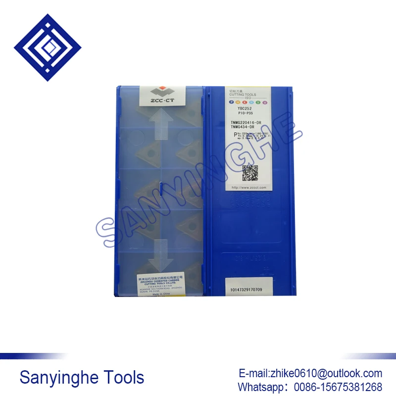

10 шт./лот YBC252 TNMG220416-DR cnc карбидные Токарные вставки