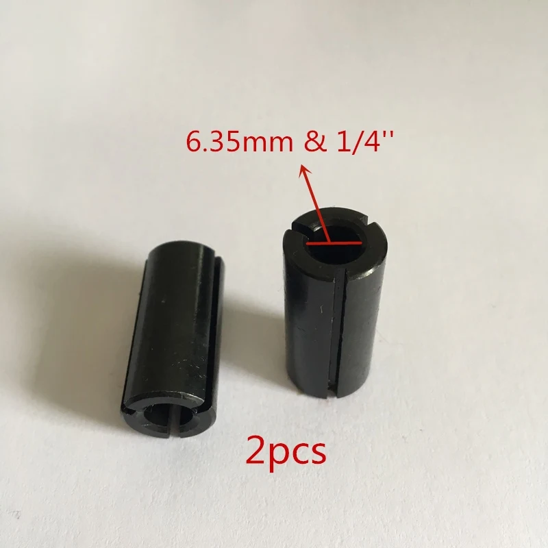 1,2 ''Втулка Конусная Зажимная гайка 12,7 мм Замена для фрезерного станка Makita RP2300 RP2301 RP2301 1/4'' 3/8 ''6,35 мм Цанга хорошего качества - Цвет: 2pcs