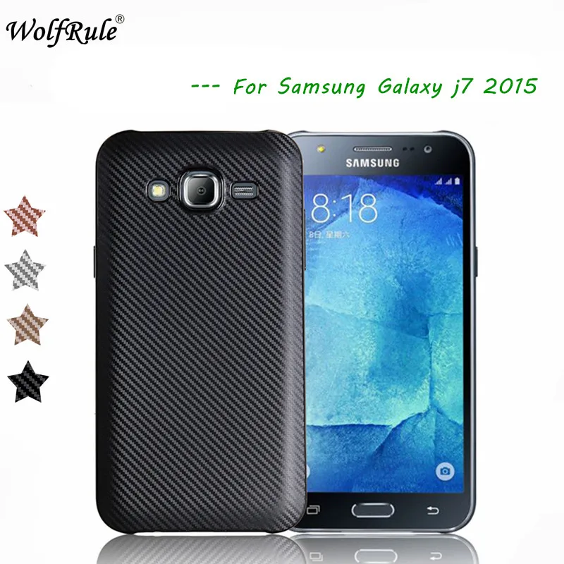 WolfRule чехол для Samsung Galaxy J7 2015 роскошный с полной защитой мягкий TPU Funda J700 J700F Capa |