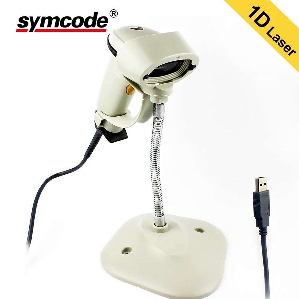 1D Handsfree автоматический сканер штрих кода Symcode USB лазерный проводной считыватель