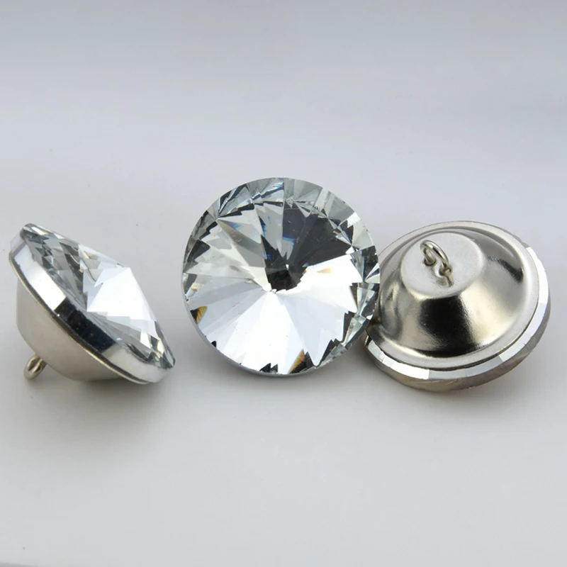Wholesale Rhinestones Buttons Mix Size Soft Accessories Crystal Sofa Decorative with Setting for DIY Glass Button Rhinestone | Дом и сад