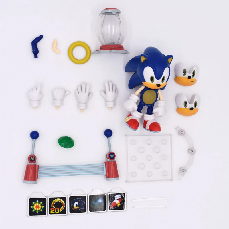 1 шт. оригинальная коробка Sonic Vivid Nendoroid Серия ПВХ фигурка коллекция модель детские