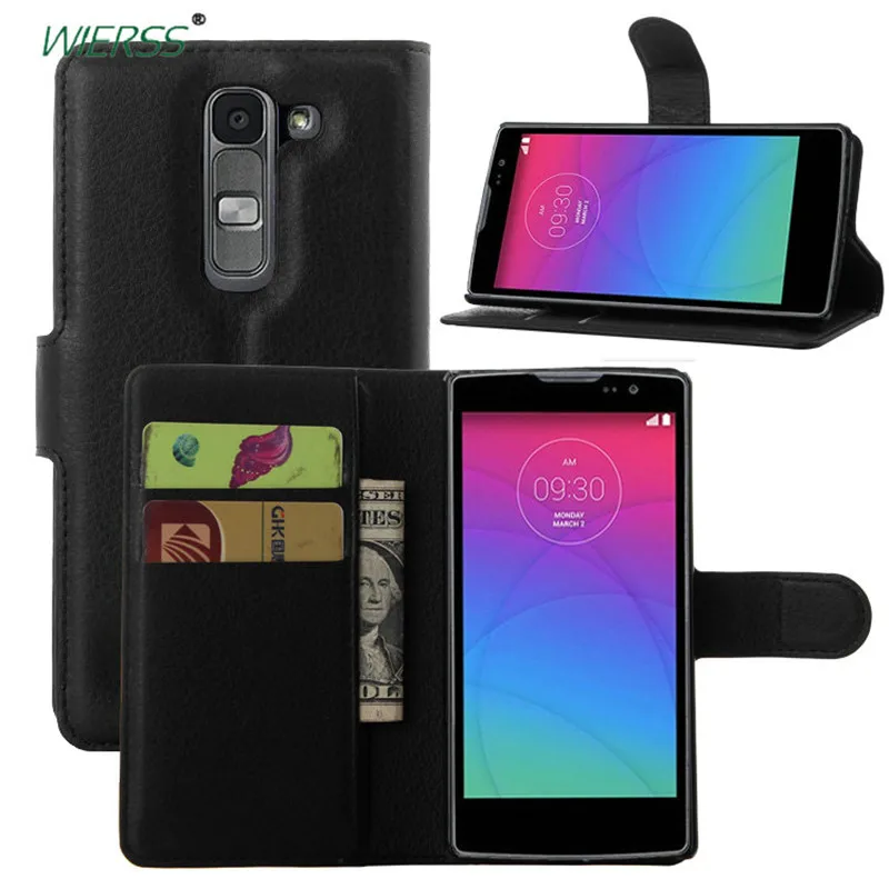 Кожаный чехол-книжка для LG Spirit 4G LTE Dual SIM H440N H440H H422 H420 4 7 дюйма задняя крышка
