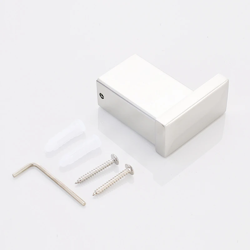 Зеркальная полированная настенная вешалка для одежды FLG крючок держатель