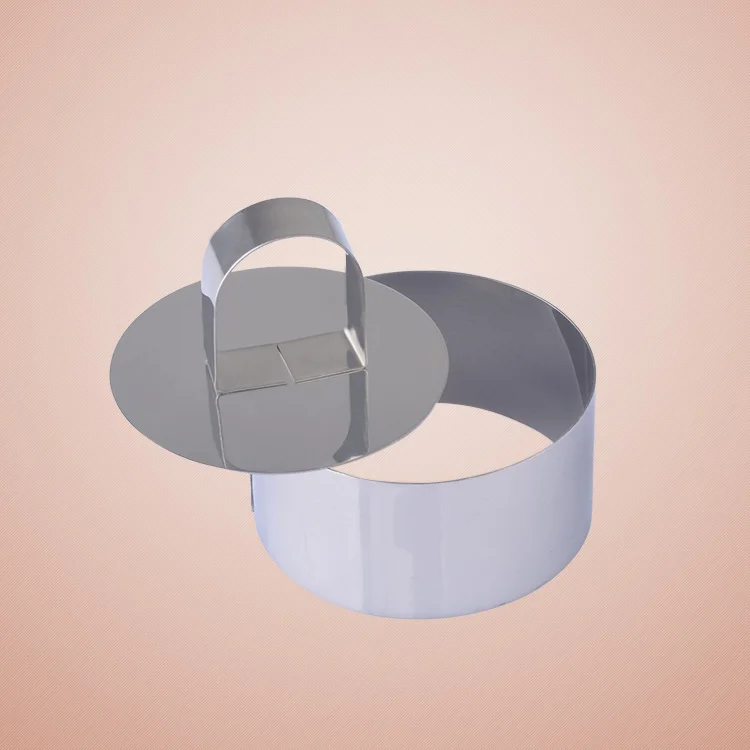 BAKEST круглые кольца для мусса наборы кондитерских изделий из нержавеющей стали