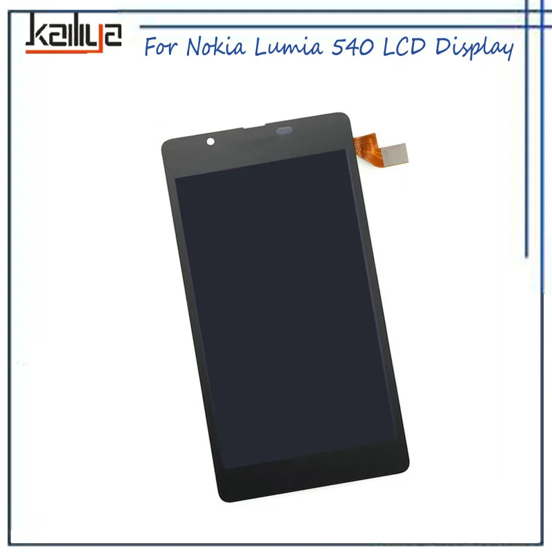 Новый для Nokia Lumia 540 ЖК-дисплей + 5 0 дюймов черный Сенсорный экран дигитайзер сборка