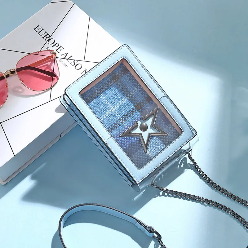 DOYUTIG корейский стиль Для женщин плед из искусственной кожи Crossbody мешки девушка