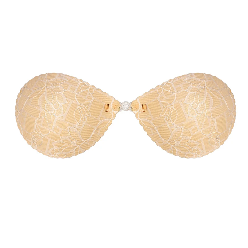 Сексуальная Невидимый бюстгальтер вышивка Супер Push Up Силиконовый без косточек