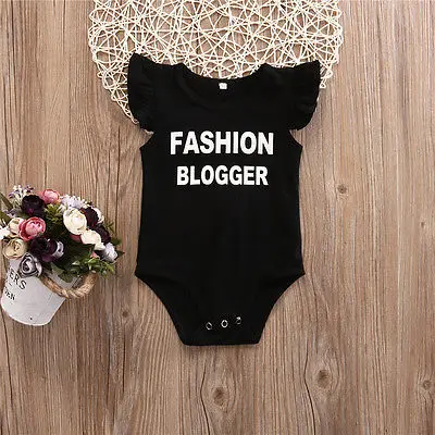 2017 Модный черный комбинезон с надписью для новорожденных мальчиков и девочек |