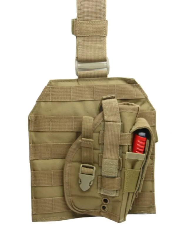 tan TAK YIYING тактический охотничий пистолет Molle Drop Leg наклейки дизайн нейлоновая Платформа Панель w/кобура для пистолета чехол - Цвет: tan