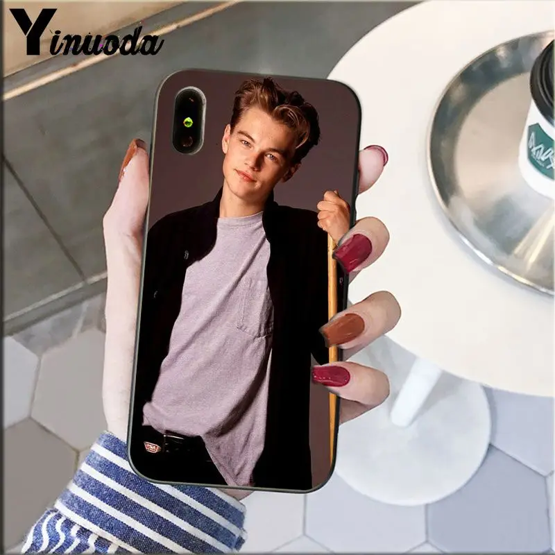 Yinuoda Леонардо ДиКаприо сделай сам окрашенный красивый чехол для телефона iPhone 5 5Sx 6