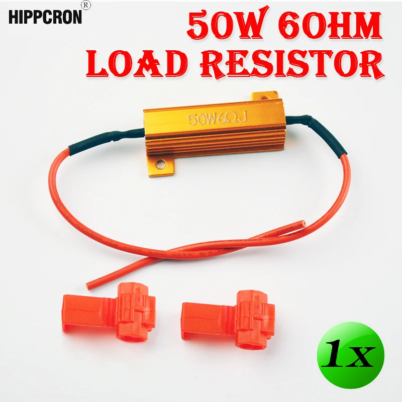 Hippcron цельнокроеное платье 50 Вт 6ohm нагрузки резисторы для автомобилей CANBUS