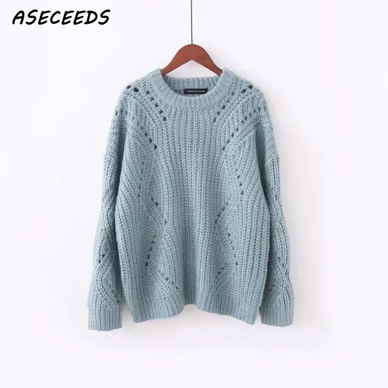 Casaco feminino sweater women long sleeve pullover o-neck knitted korean coat sueter mujer invierno 2018 fall clothes | Женская одежда