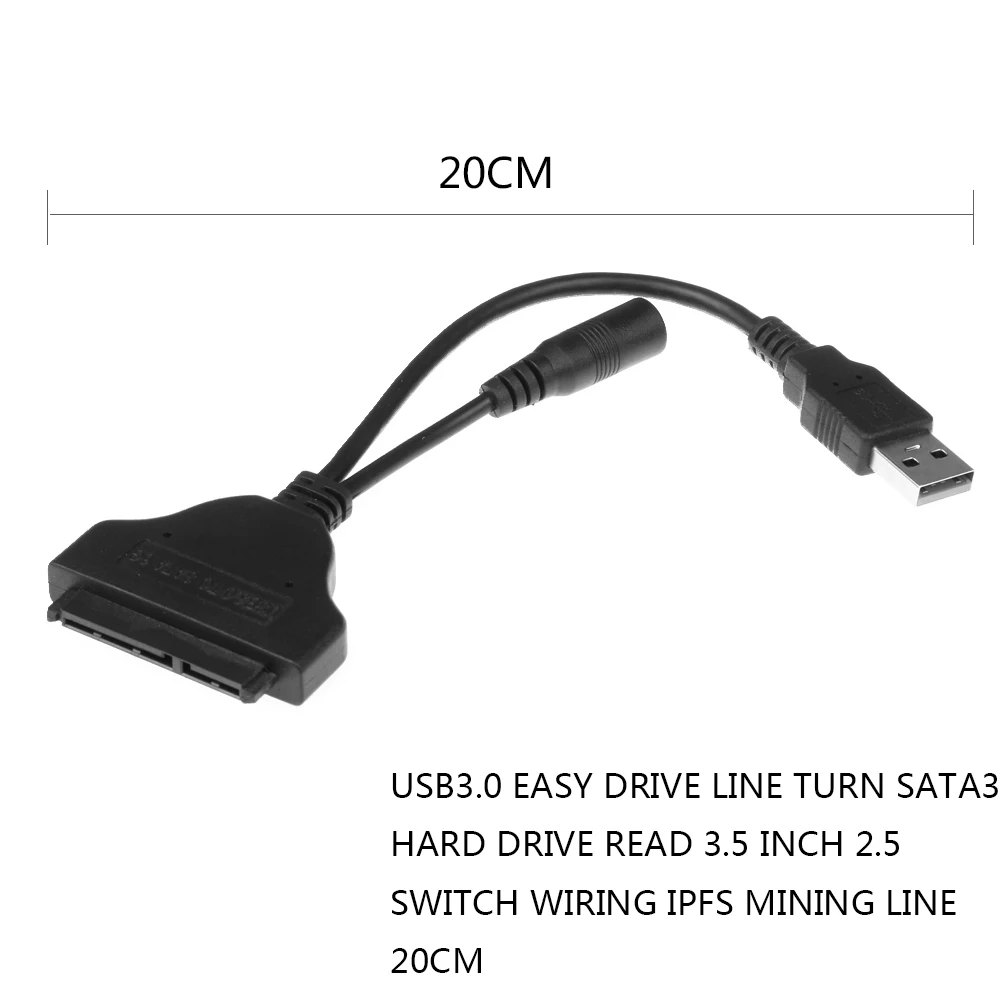 USB3.0 easy drive line turn sata3 жесткий диск чтение 3,5 дюймов 2,5 кабель адаптера IPFS горная линия