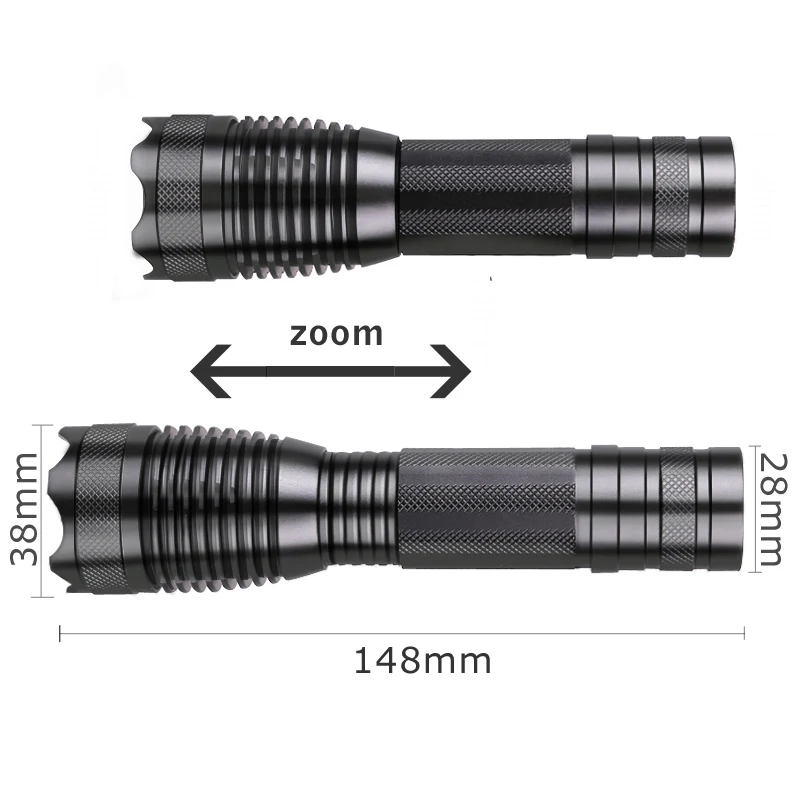 Фонарик YAGE 339C перезаряжаемый 18650 cree XML T6 светодиодный масштабируемый|xml-t6 led