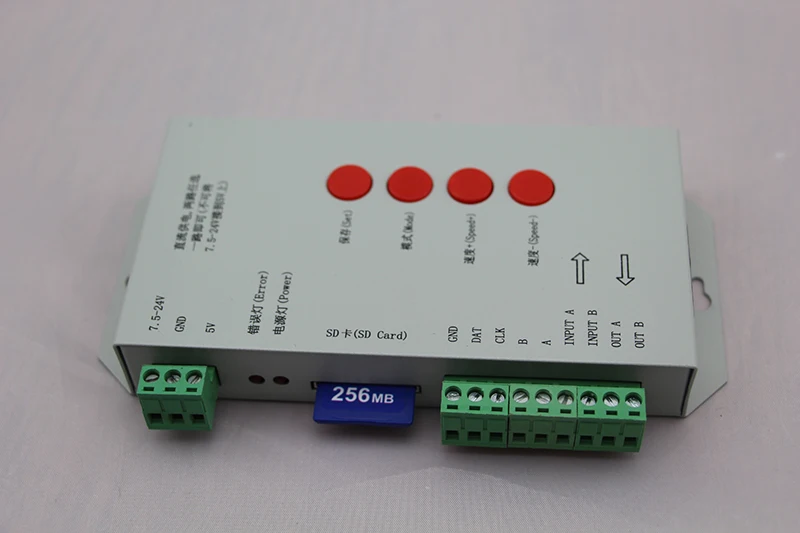 APA102 SD карты светодиодный контроллер APA107 HD107S SK9822(T 1000S C версия) T 1000C DIY пикселей