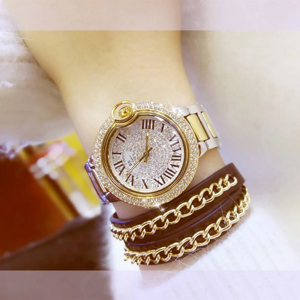 Женские кварцевые часы Damen uhr роскошные брендовые модные простые женские 2017