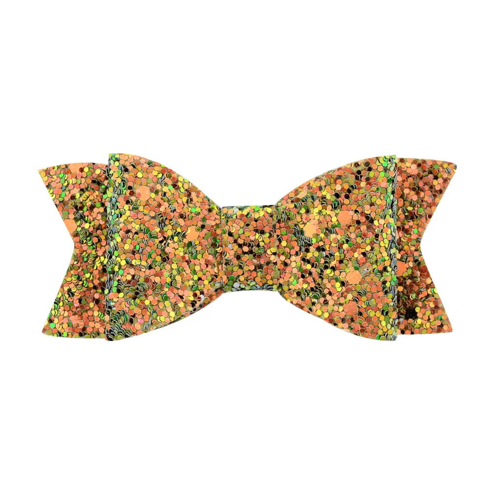 1Pcs Glitter Bowknot Sequin Powder Hair Accessories 3.14&quot Casual Hairclip Bow Fashion Accessory Sweet Barrette 961 | Аксессуары для