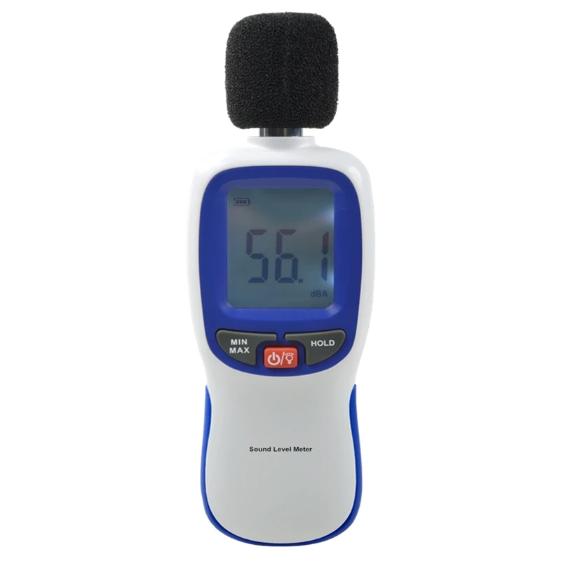 

Digital Sound Level Meter 30~130dBA Resolution:0.1dB Handheld Mini LCD Noise Level Tester In Decibels Noise Measurement Tools