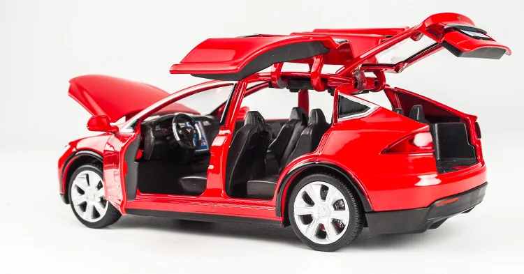 KIDAMI 1:32 Tesla брелок для автомобильных ключей, отступить литья под давлением модель автомобиля игрушка со звуком светильник Подарочные игрушки для детей автомобили escala siku