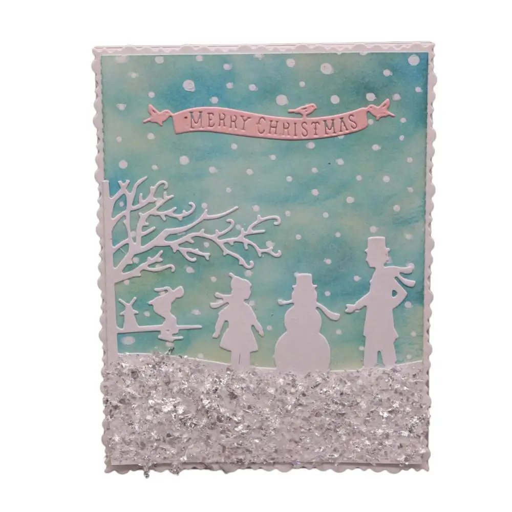 Многослойная прямоугольная рамка Скрапбукинг режущие штампы металлический