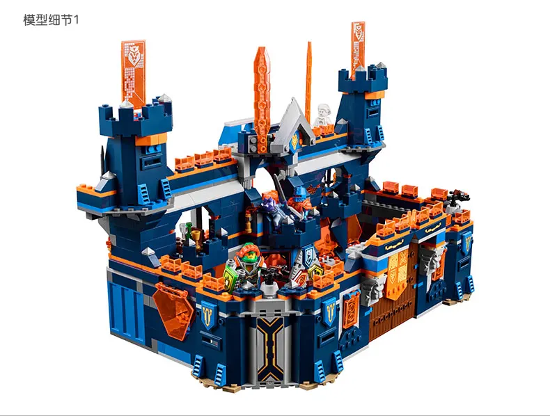 Compatible with 70357 nexoe Knights Knighton Castle 1295pcs Figure building blocks bricks toys for children | Игрушки и хобби