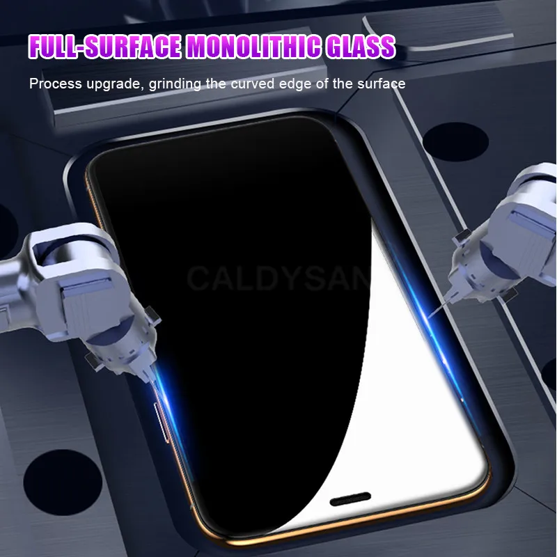 Изогнутое защитное стекло с полным покрытием 20D для iPhone 12 mini 11 XR XS Pro Max 6 6s 7 8 Plus 9H 2