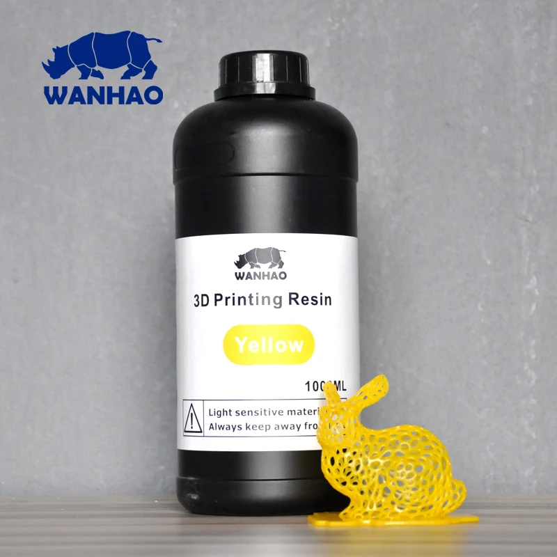 WANHAO Горячая продажа D7 V1 4 3d принтер УФ Смола 405 нм смола для продажи 1 литр 1000 мл