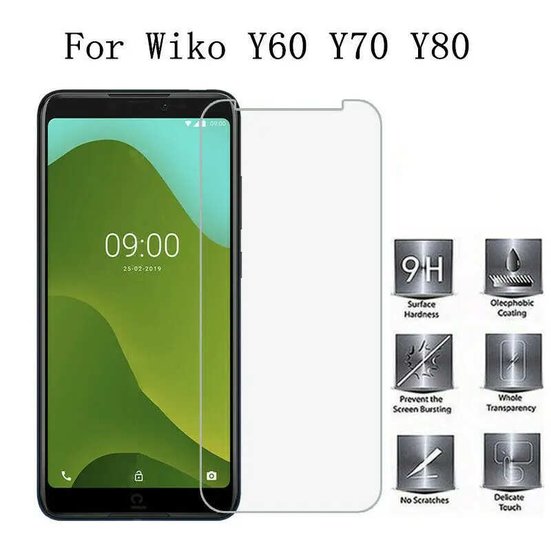 OriWood для WIKO Y60 Y70 Y80 9H 2.5D ультратонкая передняя защита от царапин HD закаленное стекло Защита экрана смартфона защитная пленка