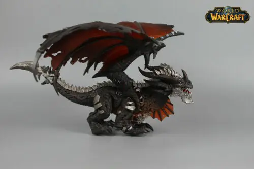 WOW Cataclysm Neltharion смерть крыло Рисунок Статуя с эффектом градиента света