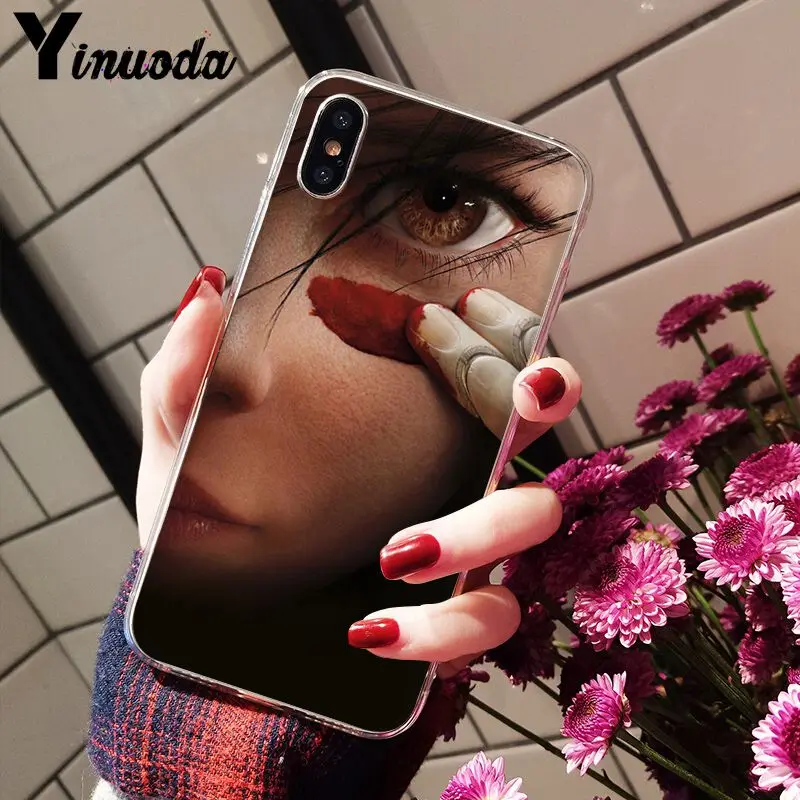 Yinuoda ALITA TPU Мягкий силиконовый чехол для телефона iPhone X XS MAX 6 6S 7 7plus 8 8Plus 5 5S