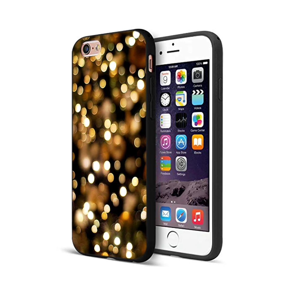 12158 Черный чехол ТПУ для iphone 5 5s se 6 6s 7 8 plus x 10 чехол силиконовый чехол для iphone XR XS 11 pro MAX пейзаж зимний светильник снег - Цвет: 12158