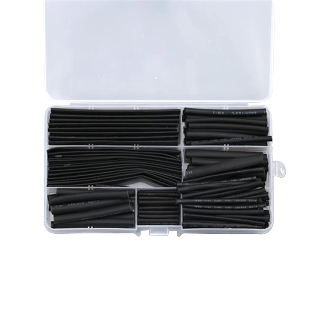 150pcs Новинка 530 шт/150 шт соотношение термоусадочные трубки обмотки кабеля провода много цветов 8 Размер 2-13 мм рукав клеммный блок - Цвет: 150pcs