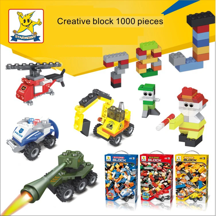 1000 шт. Детский конструктор гоночный автомобиль|Блочные конструкторы| |