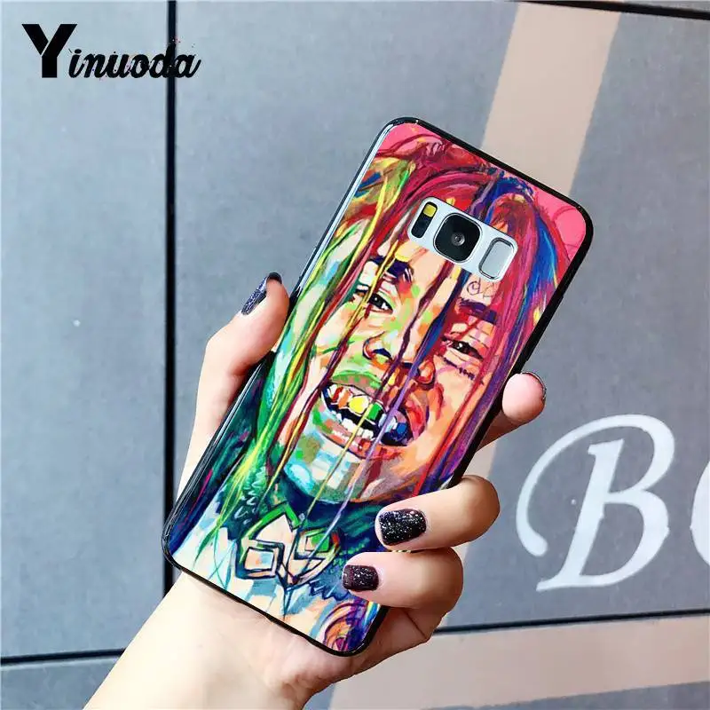 Чехол для телефона Yinuoda в стиле хип-хоп рапура Tekashi 69 6ix9ine Новый чехол Samsung Galaxy S9 plus