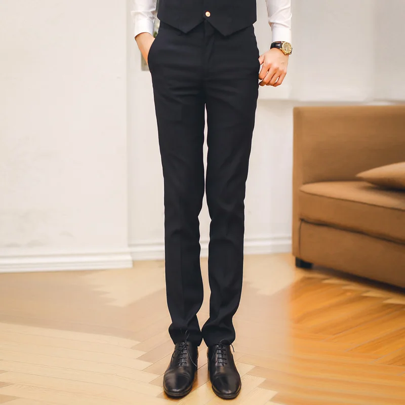 Бесплатная доставка мужские костюмные брюки в британском стиле 2016 корейские