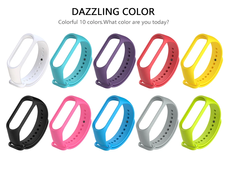 ALANGDUO ремешки для xiaomi mi Band 3 4 аксессуары сменный силиконовый ремешок для xiaomi mi4 браслет