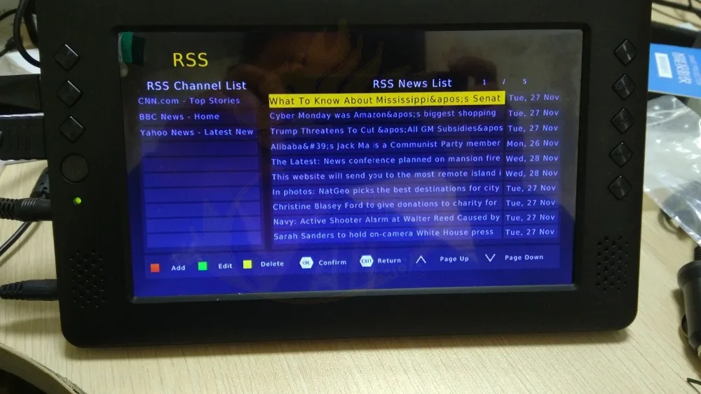LEADSTAR 966 9 дюймов H.265 Портативный ТВ DVB-T2 цифровой аналоговый сигнал телевидение AC3 1024*600 RSS DLNA автомобильный тв wifi автомобильное зарядное устройство подарок