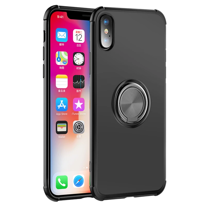 360 кольцевой кронштейн чехол для мобильного телефона iPhone XS MAX XR X 8 7 Plus подушка