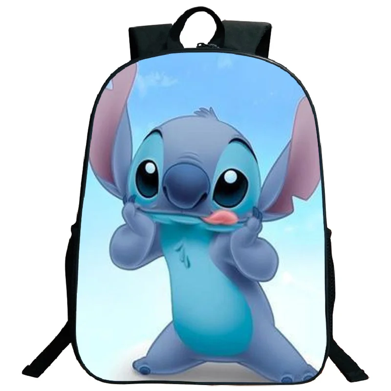 7 Красивый функциональный рюкзак Kawaii Stitch, школьные сумки для книг, узор, мужские и женские дорожные сумки на плечо, Mochila - Цвет: 7