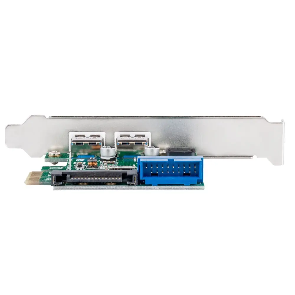 Zeadow PCI-e к 2 портам USB 3 0 и 1 порт 19 контактный разъем адаптер PCI Express контроллер