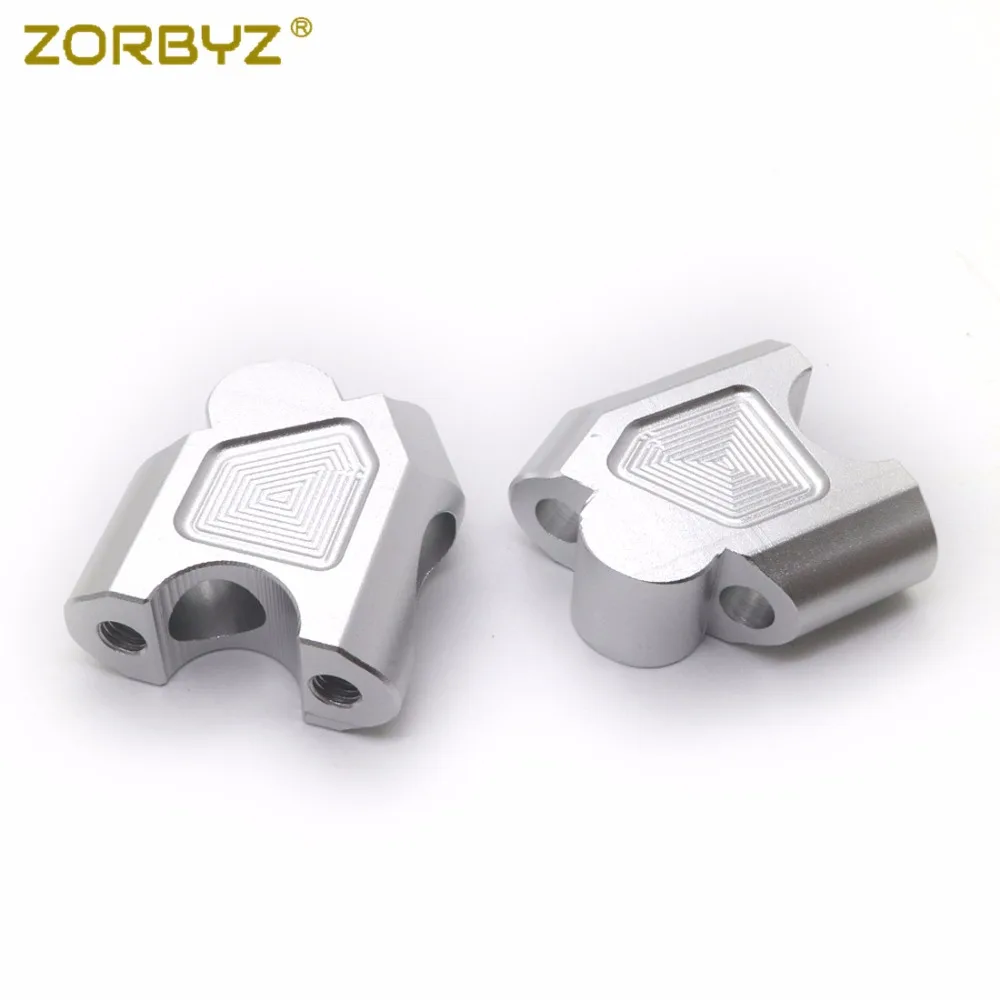 ZORBYZ Мотоцикл CNC Серебряный Руль Riser Kit движется бар вверх для BMW F650GS 2008 2012 F700GS 2013
