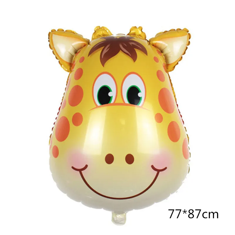 S04-1pcs giraffe Джунгли вечерние сафари милые животные Дети мальчик ребенок душ тема вечерние Декор чашки тарелка соломы с днем рождения одноразовые столовые приборы набор - Цвет: S04-1pcs giraffe