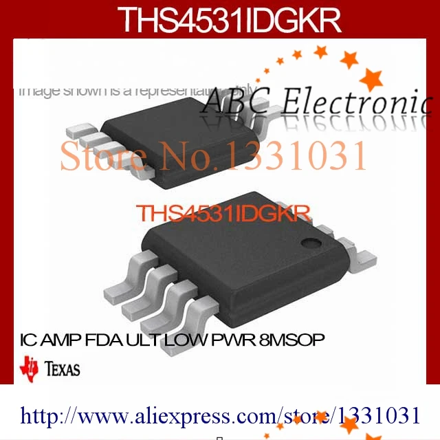 THS4531IDGKR IC AMP FDA ULT LOW PWR 8MSOP 4531 THS4531 THS4531I THS4531ID 4531I | Электронные компоненты и