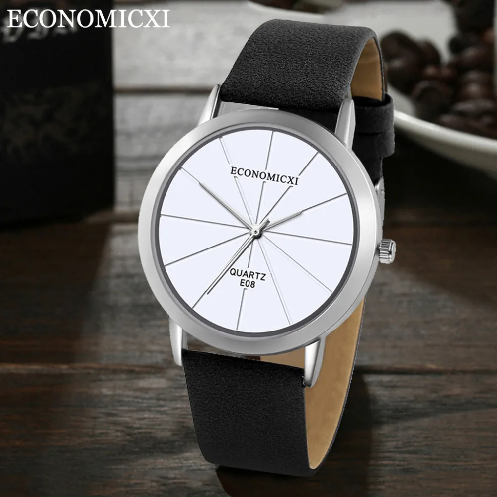 Часы наручные Montre Femme Luxe женские кварцевые с римскими цифрами и кожаным