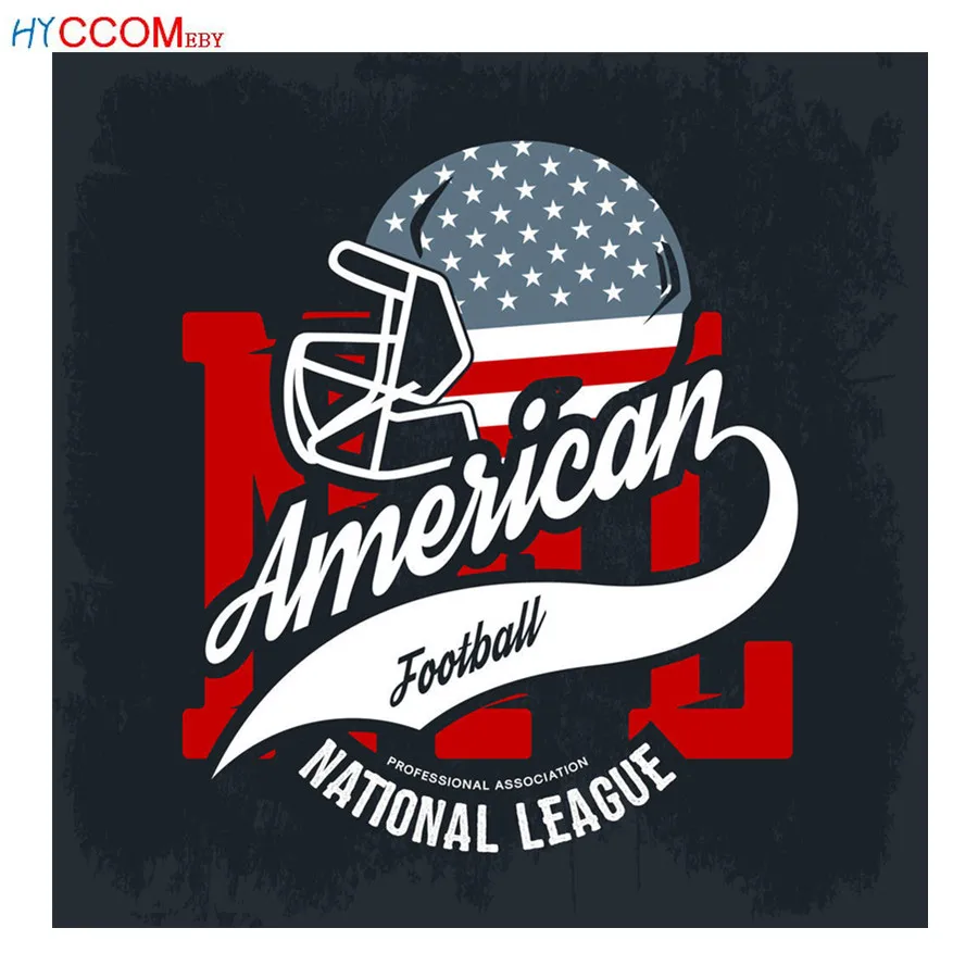 Алмазная картина полный квадрат/круглая дрель NFL команда логотип Американский