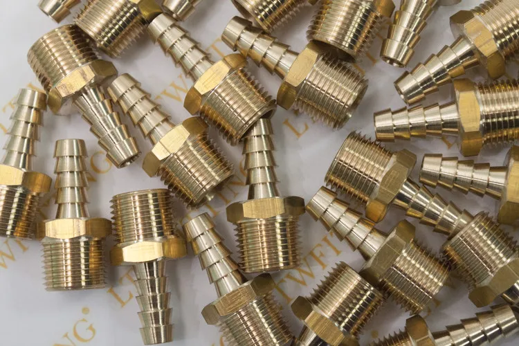 LTWFITTING латунь Соединительная муфта 5/16 &quotшланг Барб x 3/8&quot Мужской NPT Топливный Газ